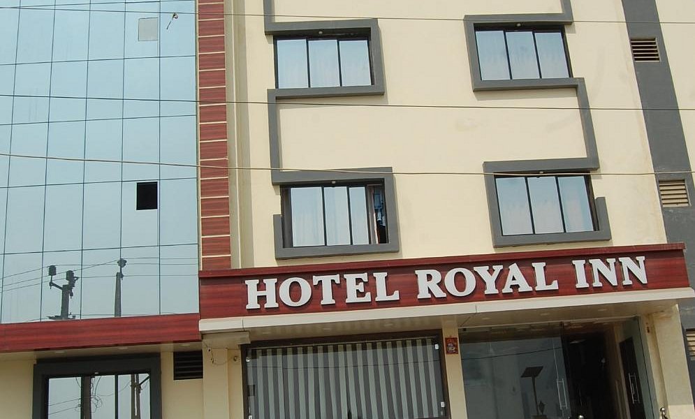 Hotel Royal Inn Dwarka Gujarat lobby, a comfortable and welcoming space for visitors